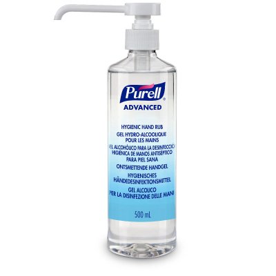 Purell gel 500ml med pump